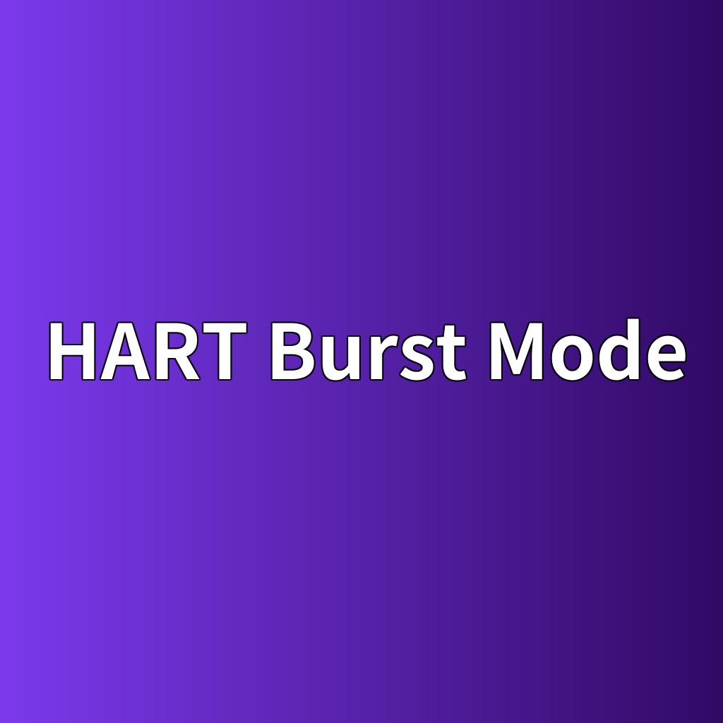 HART Burst Mode의 실제 활용 사례 4 hart burst mode 1780900627